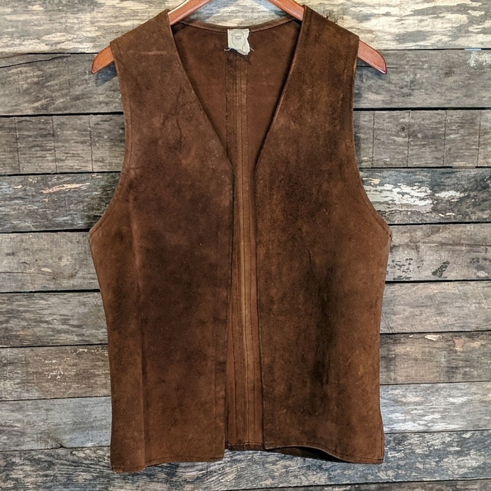 George Town Leather Design Vintage Vest